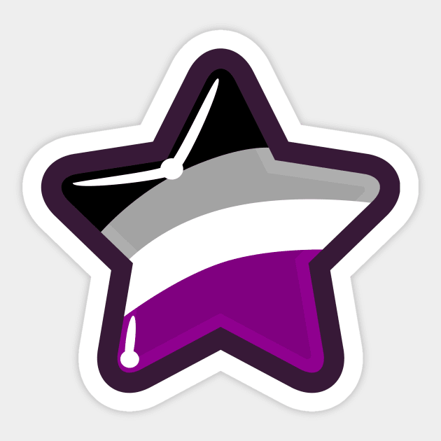 Ace Pride Star Sticker by VernenInk